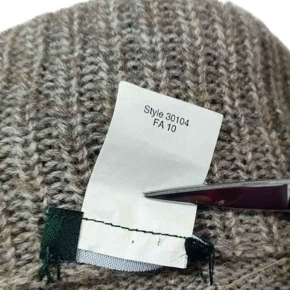 J. Crew Alpaca Blend Cardigan Sweater‎ Open Front Beige Brown Cozy Layering - M - Picture 9 of 9